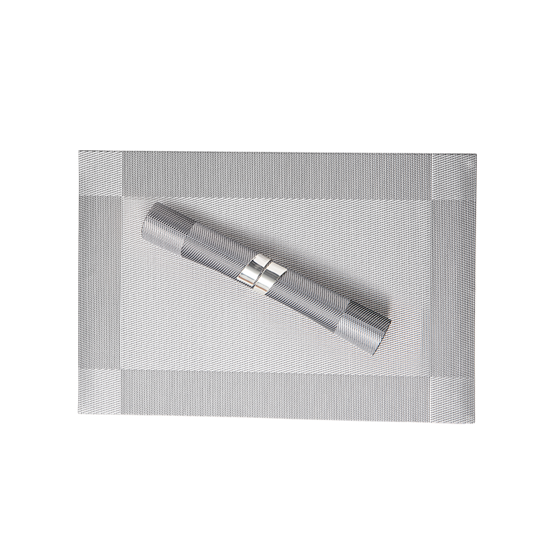 顺祥简约长方餐垫2件套（条纹灰）