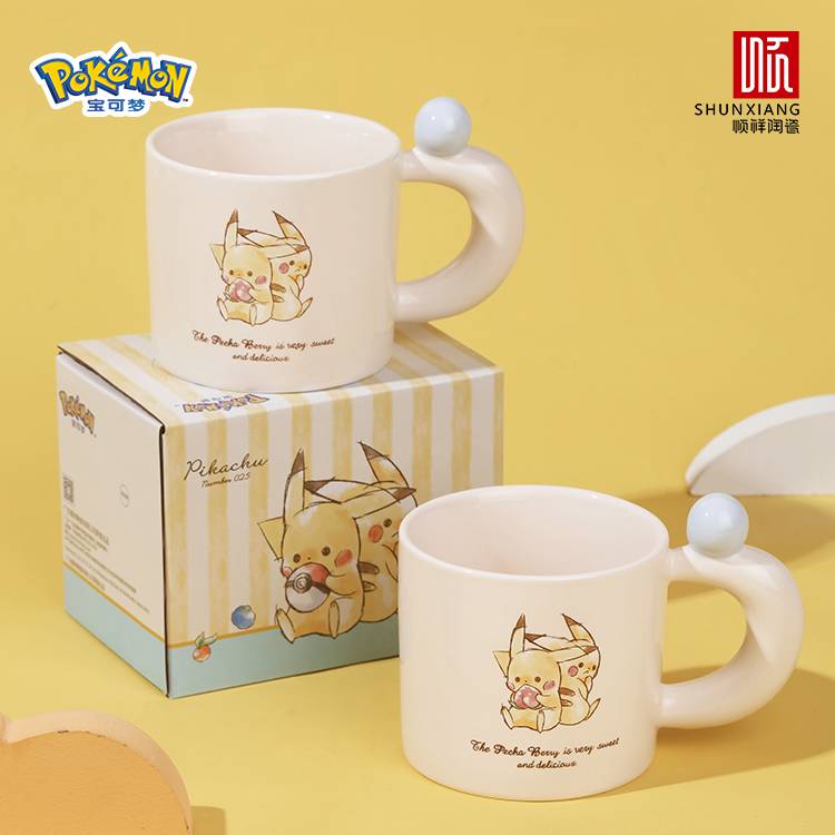 顺祥陶瓷宝可梦款筑梦口杯2025新款
