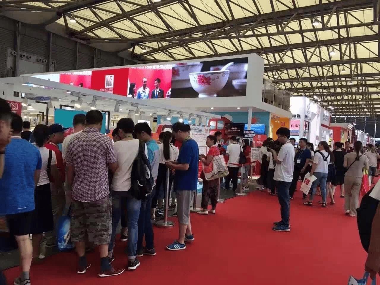 日用陶瓷顺祥陶瓷展位展品