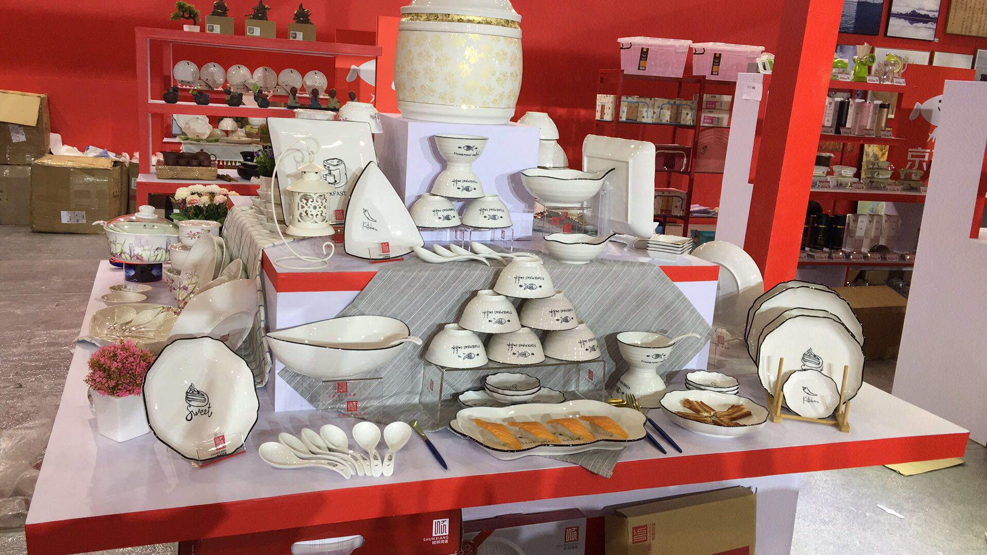 京东家博会，顺祥陶瓷强势来袭